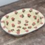 Scattered Rose Patterned Baking / Pie Dish, 24cm, thumbnail 3 of 4