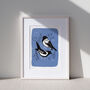 Two For Joy Magpie Art Print, thumbnail 4 of 4