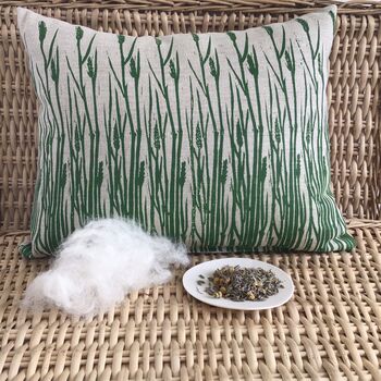 Lavender Scented Sleep Pillow Grasses Print, 5 of 12