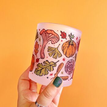 Autumn Frosted Glass Mug, 2 of 3