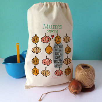 Personalised Reusable Cotton Produce Bag, 5 of 10
