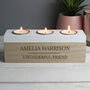 Personalised Wooden Tealight Holder Box, thumbnail 5 of 6
