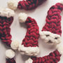 Knitted Santa Hat Tree Topper, thumbnail 6 of 6