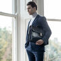 Personalised Leather Classic Briefcase For Men 'Paolo3', thumbnail 1 of 11