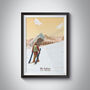 St Anton Ski Resort Austria Travel Poster Art Print, thumbnail 1 of 6