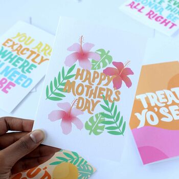 Happy Mother's Day Tropical Greeting Card, 2 of 2