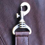 Men's Luxury Large Buffalo Leather Holdall, Travel Bag, thumbnail 6 of 6