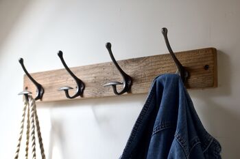 Limited Edition Reclaimed Bowler Hat And Coat Hook, 2 of 9