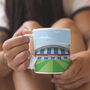 Personalised Football Stadium Illustration Mug Gift, thumbnail 1 of 7