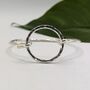 Breathe Sterling Silver Bangle, thumbnail 1 of 10