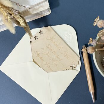 Personalised Wedding Keepsake Card, 10 of 10