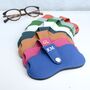 Personalised Monogram Leather Glasses Protector Case, thumbnail 2 of 9