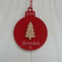 Personalised Christmas Tree Bauble Decoration, thumbnail 5 of 5