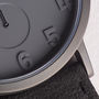 Pvd Grey Stainless Steel Watch With Alcantara Strap, thumbnail 6 of 9