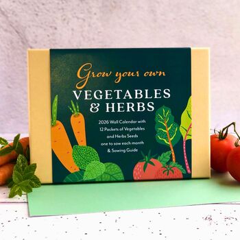 Grow Your Own Veg Wall Seed Calendar 2026, 2 of 8