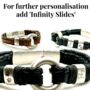 Personalised Black Leather Memorial Bracelet With 'Circle Of Life' Urn For Ashes, thumbnail 4 of 8