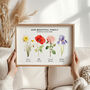 Birth Flower Grandma Print, thumbnail 6 of 8