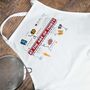 Personalised 30th Birthday White Apron, thumbnail 7 of 11