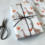 Giraffe Me Crazy Wrapping Paper, thumbnail 4 of 5