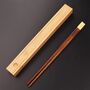 Personalised Wooden Chopsticks Set With Bamboo Box, thumbnail 1 of 5
