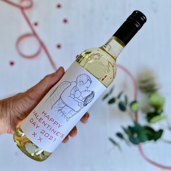 Valentine's Day Portrait Wine Labels, 2 of 8