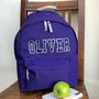 Personalised Applique Name Backpack All Colours, thumbnail 6 of 11