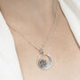 Sterling Silver Great Wave Necklace, thumbnail 1 of 5
