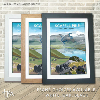 Scafell Pike, Lake District, Cumbria Print, 2 of 5
