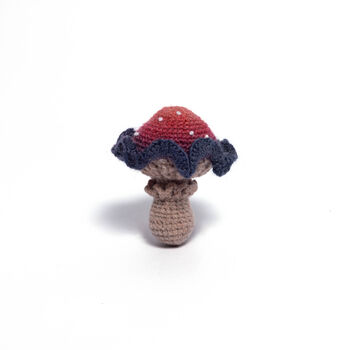 Shetland Wool Mushroom Bag Charm Collection, 2 of 2