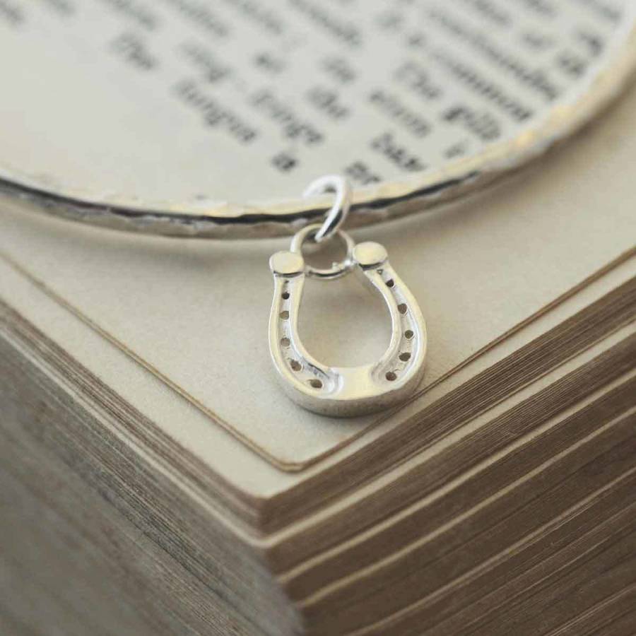 horseshoe bangle by heather scott jewellery