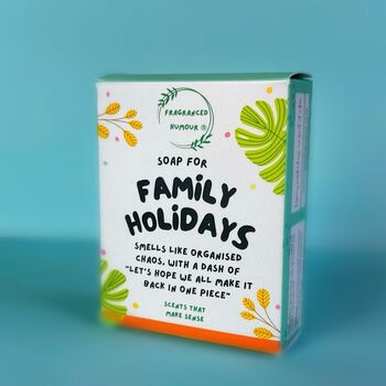 Family Holidays Novelty Funny Soap Gift, 3 of 5