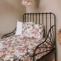 Vintage Rose Cot Bed Sheet, thumbnail 2 of 3