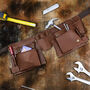 Personalised Brown Leather Tool Belt, thumbnail 1 of 8