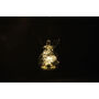 Battery Light Up Christmas Angel Glass Ornament, thumbnail 2 of 2