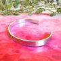 Personalised Name Bangle Bracelet Cuff, thumbnail 4 of 8