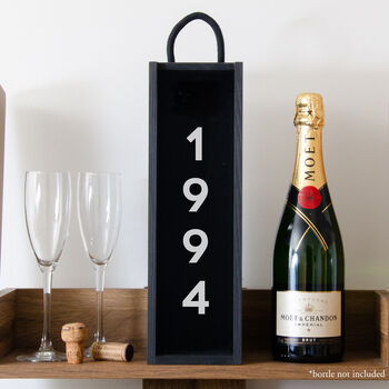 Personalised Birth Year Bottle Box, 6 of 6