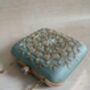 Green Mandala Design Square Clutch, thumbnail 5 of 12