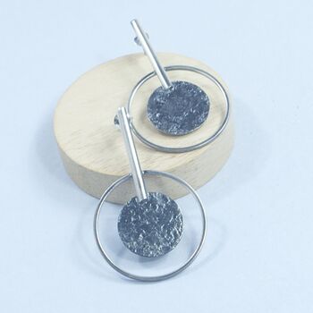 Sterling Silver Merrian Studs, 3 of 5