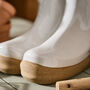 Personalised White Welly Boots Planter, thumbnail 3 of 7
