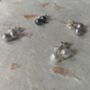 Freshwater Pearl And Sterling Silver Studs, thumbnail 1 of 9
