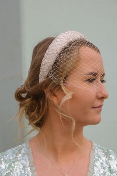 Birdcage Veil Style Your Way ' Tiffany', 10 of 11