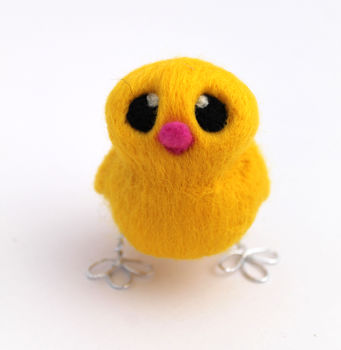 Needle Felted Mini Bright Chick, 7 of 12
