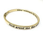 Serenity Prayer Bangle, Sobriety Gift, thumbnail 1 of 8