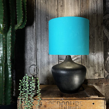 Wild Wood Deadly Night Shade Lampshade In Jade Green, 4 of 6