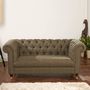 Chesterfield Leather Or Tweed Sofa Two Or Three Seater, thumbnail 2 of 5