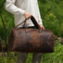 Genuine Leather Holdall, thumbnail 3 of 12