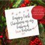 Happy First Christmas As My Husband Personalised Card, thumbnail 2 of 5