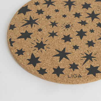 Cork Placemats And Coasters | Star, 8 of 11