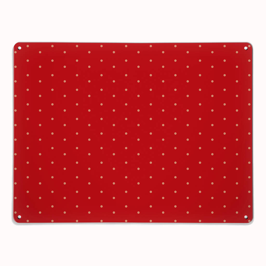 polkadot design large kitchen noticeboard by hello pablo
