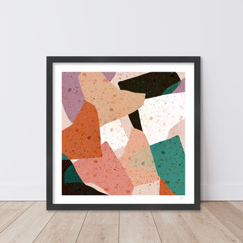Terrazzo Abstract Shapes Print, 4 of 7